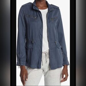 Max Jeans Utility Jacket in Navy, BNWT, Size M